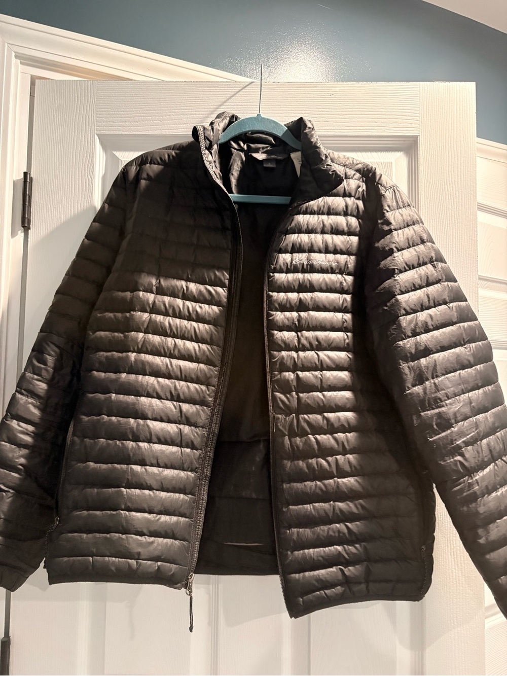 Eddie Bauer Black Quilted Lightweight Puffer Jacket